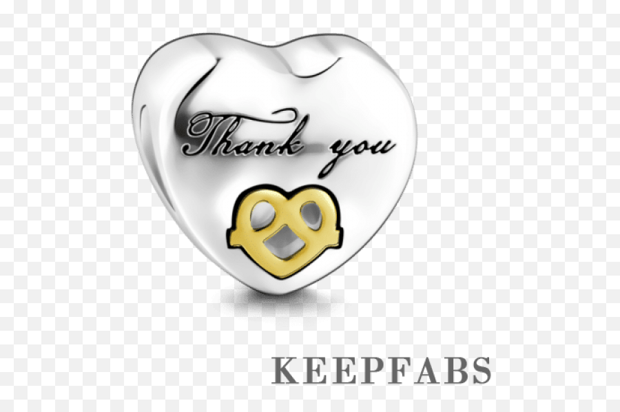 Thank You Charm 14k Gold Plated Silver - Law Office Emoji,Thank You Emoticon