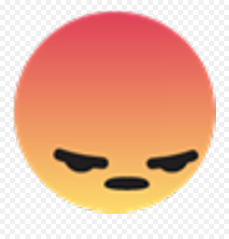 Emoji Sticker - Facebook Angry React Png Clipart Large Facebook Angry Sad Emoji,Face Screaming In Fear Emoji