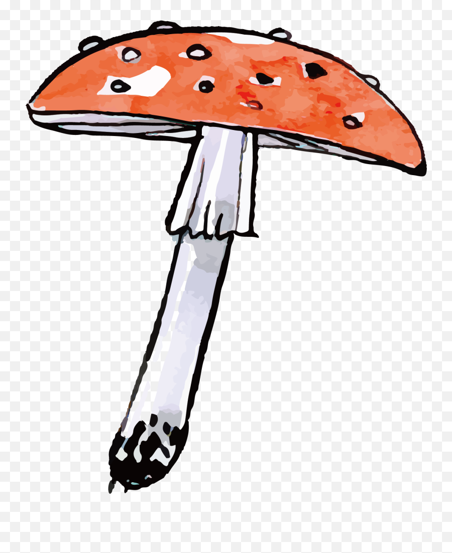 Drawn Mushroom Wild Mushroom - Portable Network Graphics Emoji,Mushroom Cloud Emoji