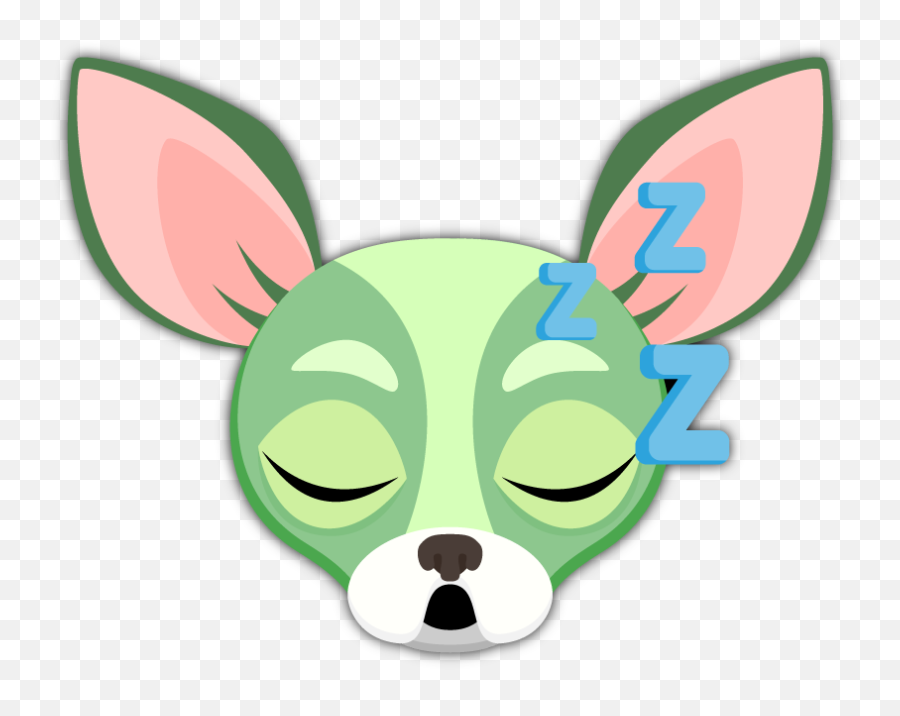Green Saint Patricku0027s Day Chihuahua Stickers Are You A - Happy Emoji,Snoring Emoji