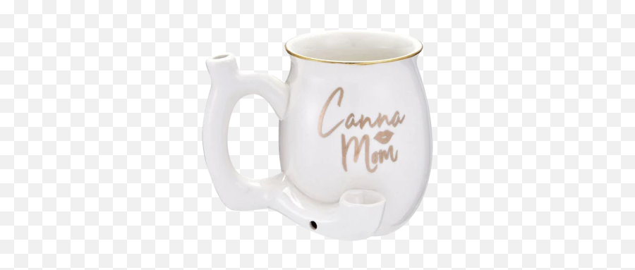 Roast U0026 Toast Canna Mom Ceramic Pipe Mug - Serveware Emoji,Roast Hand Emoji