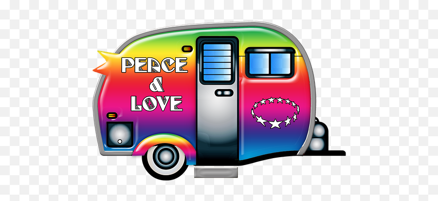 Free Hippie Van Illustrations - Language Emoji,Hippy Emoticon