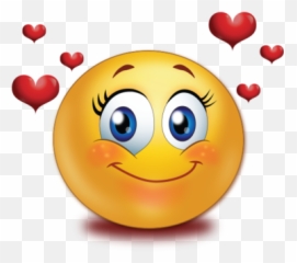 Loving Girl Emoji - Love Smiley Png