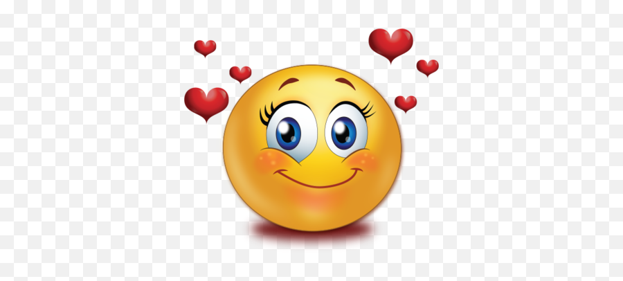 Loving Girl Emoji - Emoji Love Smiley Png,Loving Emoji