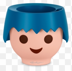 Lechuza Orchidea White 18x18x20cm - Lechuza Playmobil Head Emoji,Mexico Emoticon