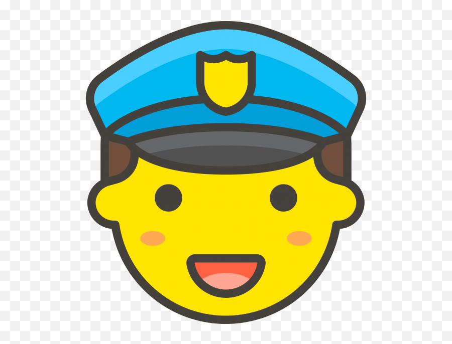 Download Hd Police Man Officer Emoji - Cartoon Woman Police Officer,Singer Emoji