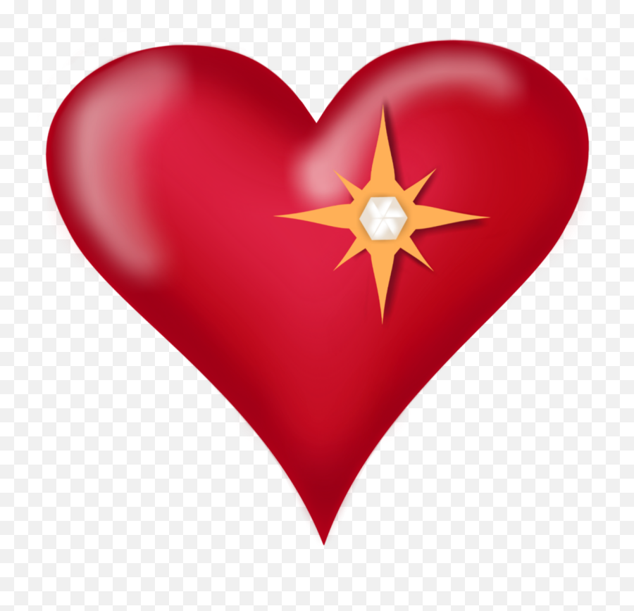 Mydrawing Red Heart Diamond Sparkle - Heart Emoji,Red Diamond Emoji