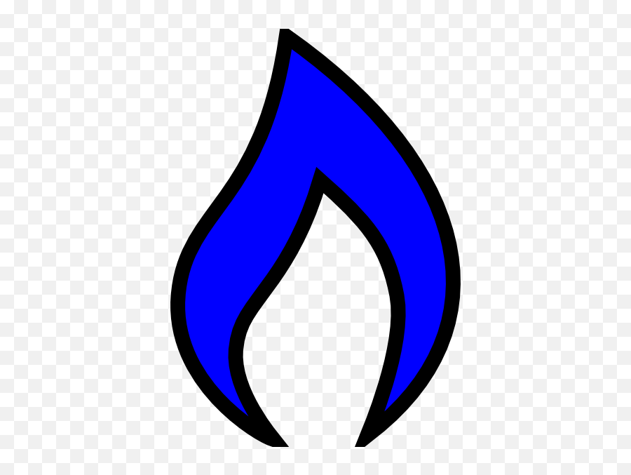 Download Hd Flame Clipart Blue Flame - Blue Flame Cartoon Png Emoji,Blue Flame Emoji