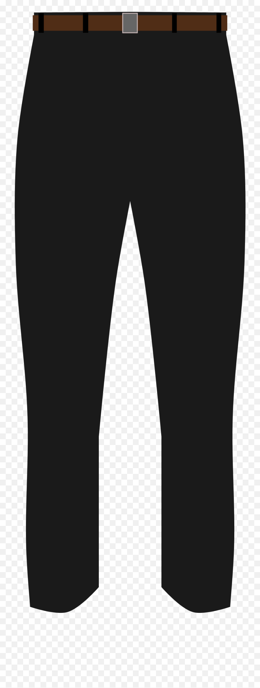 Clipart Pants Pent Transparent - Black Pants Clipart Emoji,Emoji Pants Mens
