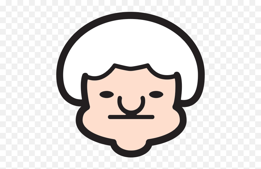 Older Woman Emoji For Facebook Email Sms - Clip Art,Grandma Emoji