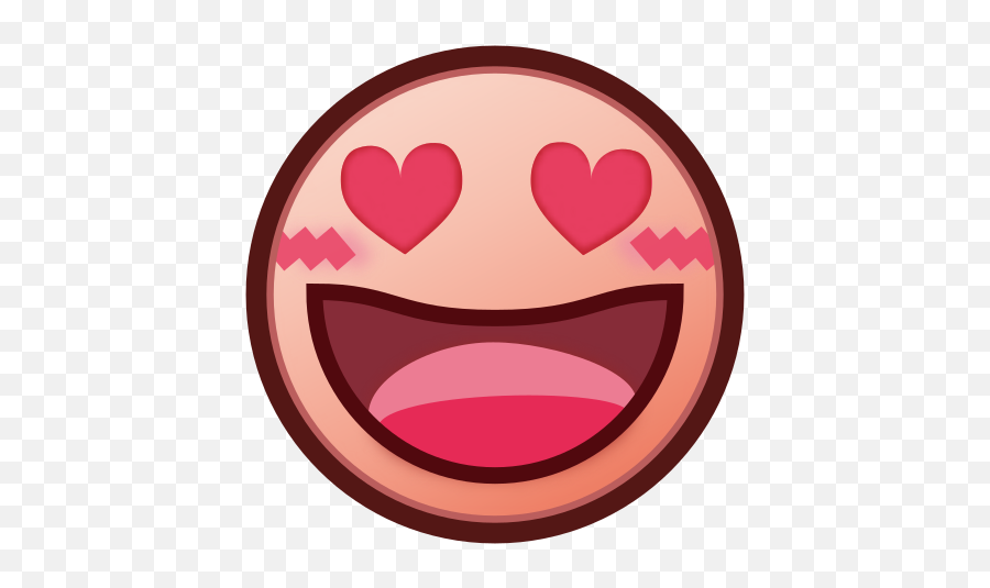 Phantom Open Emoji 1f60d - Pink Heart Eyes Emoji,Oh Well Emoji