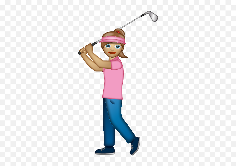 Emoji - Cartoon,Golfer Emoji