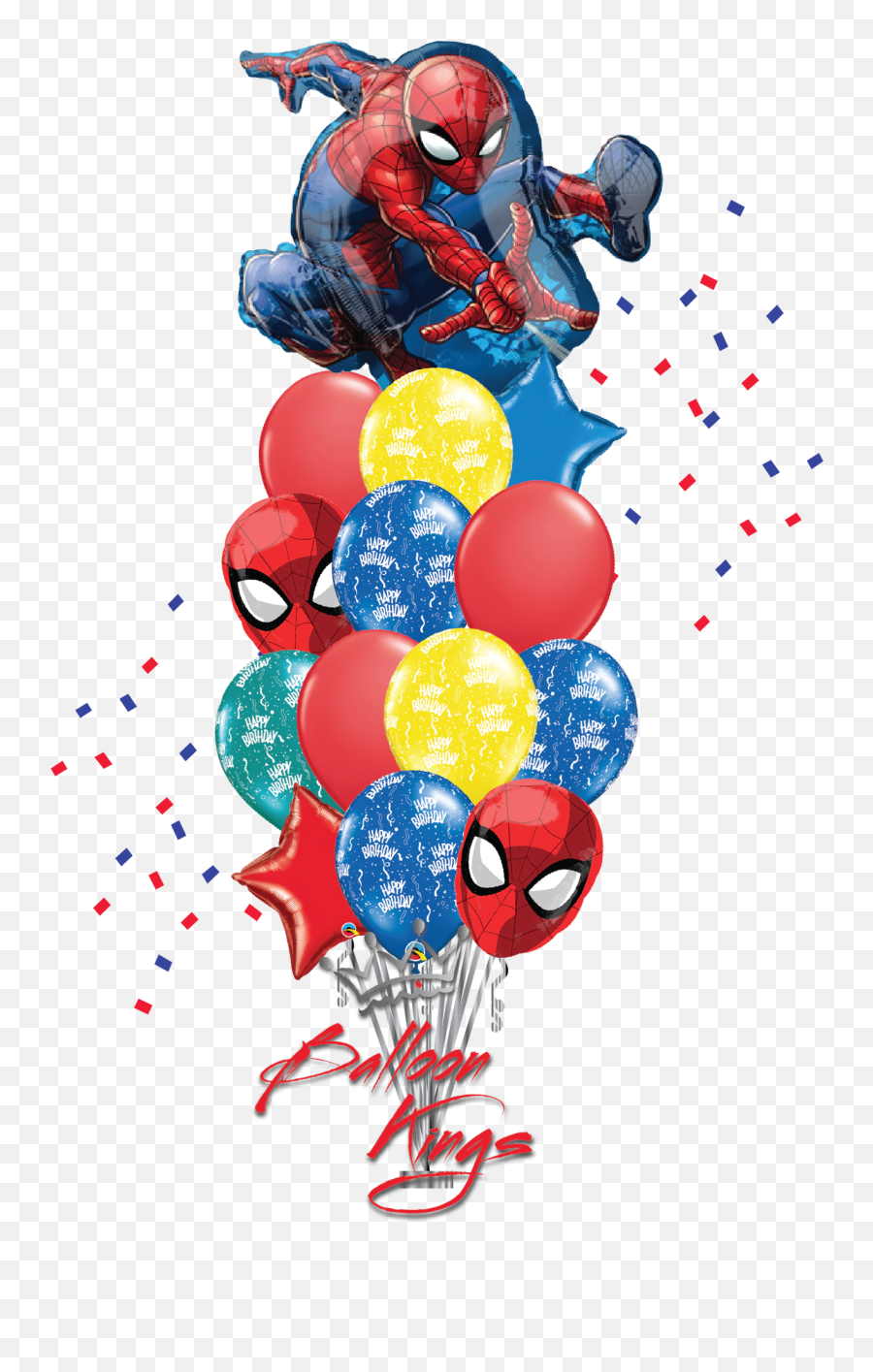 Spiderman Bouquet - Ballon Spiderman Emoji,Spiderman Emoji