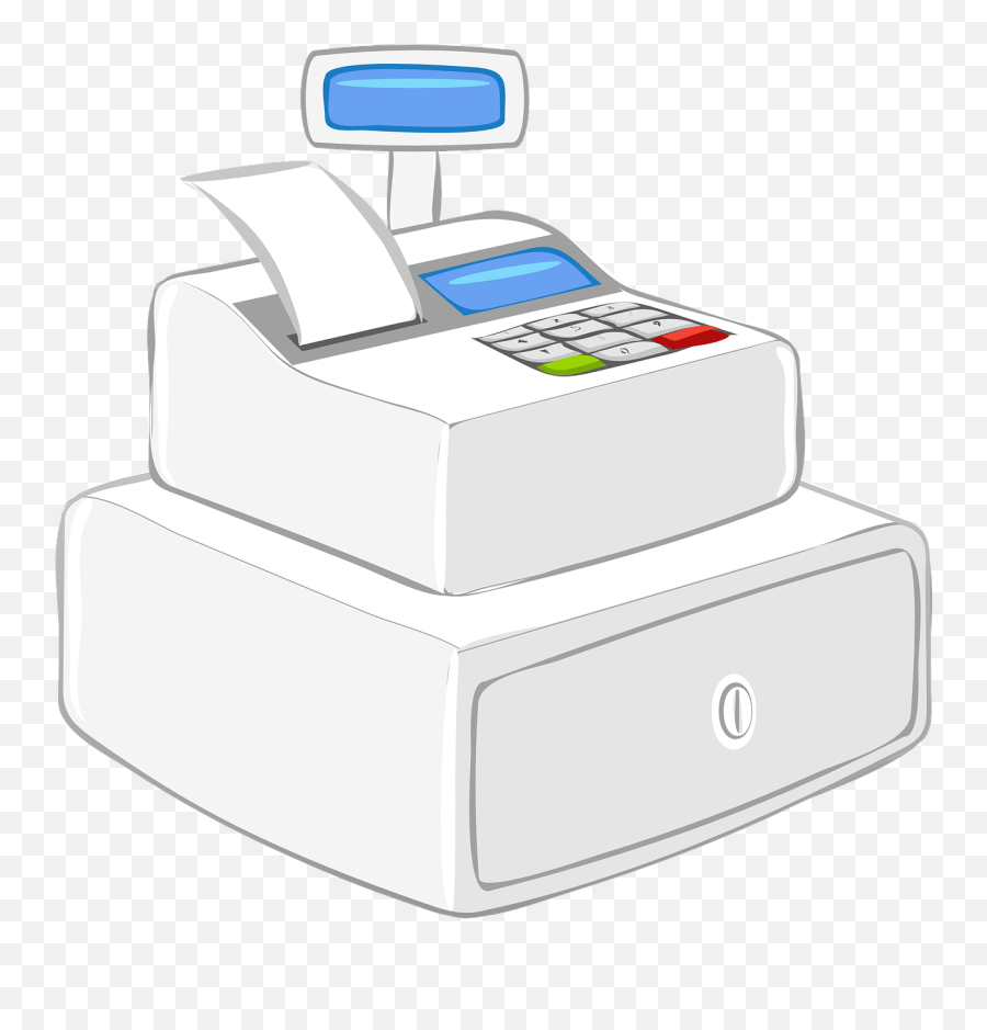 Cash Register Modern Commercial Machine - Cash Register Animated Png Emoji,Ios Keyboard Emoji