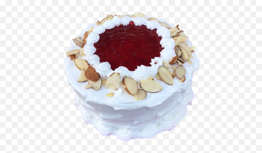 Almond Raspberry Cake - Birthday Cake Emoji,Almond Emoji