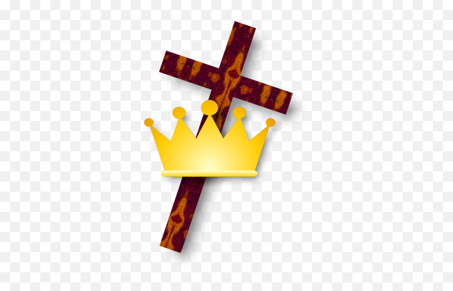 Christ Cross Became His Crown - Christian Cross And Crown Emoji,Jesus Cross Emoji Symbol