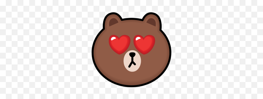 Brown Cony Emoji Stickers - Line Friend Brown Png,Is There A Sloth Emoji