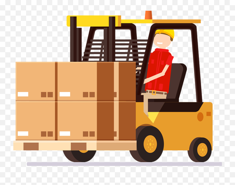 Forklift Small Warehouse Transparent - Warehouse Isometric Object Emoji,Forklift Emoji
