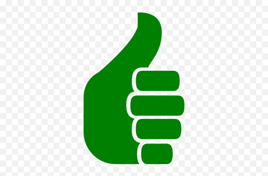 Green Thumbs Up 3 Icon - Free Green Thumbs Up Icons Green Thumbs Up Icon Emoji,Thumbs Up Emoji Text