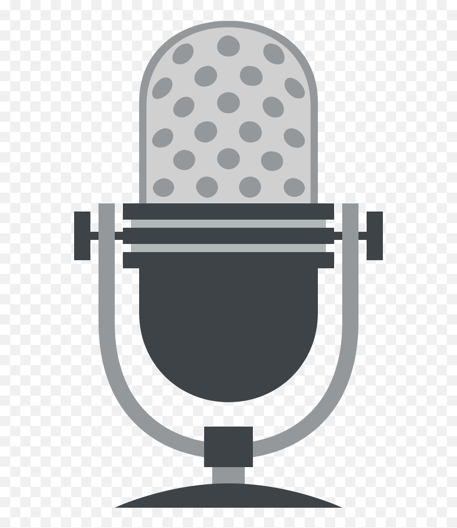 Emojione 1f399 - Microphone Emoji Transparent Background,Microphone Emoji