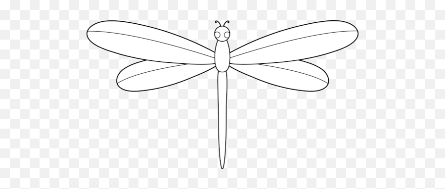 Cute Dragonfly Clipart Black And White - Dragon Fly Black And White Clipart Emoji,Dragonfly Emoji