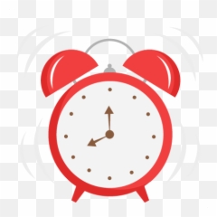 Cute Clock Clipart Png - Cartoon Alarm Clock Png Emoji,Alarm Clock Emoji