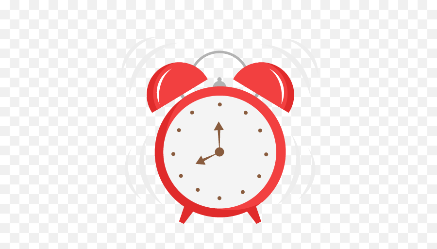 Cute Clock Clipart Png - Cartoon Alarm Clock Png Emoji,Alarm Clock Emoji