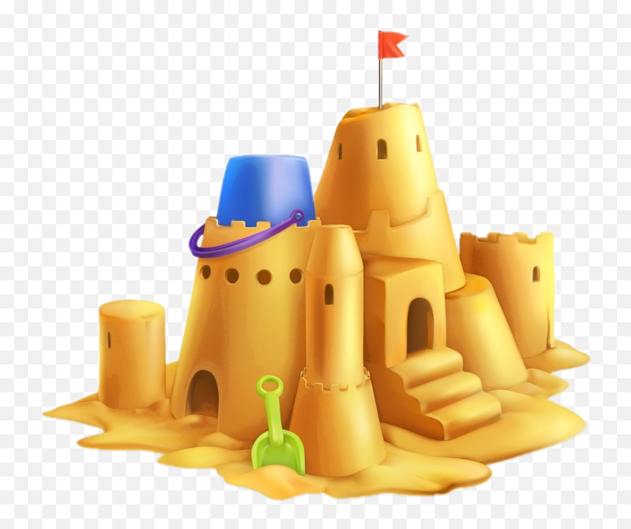 Popular And Trending Sandcastles Stickers On Picsart - Castillos Arena Vector Emoji,Flag Castle Emoji