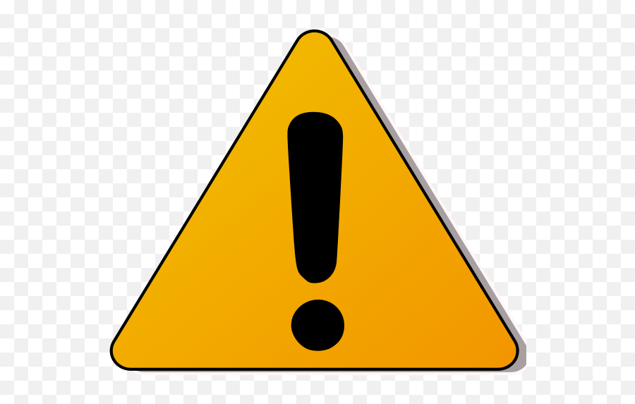 Caution Sign Used - Warning Png Emoji,Alert Emoji