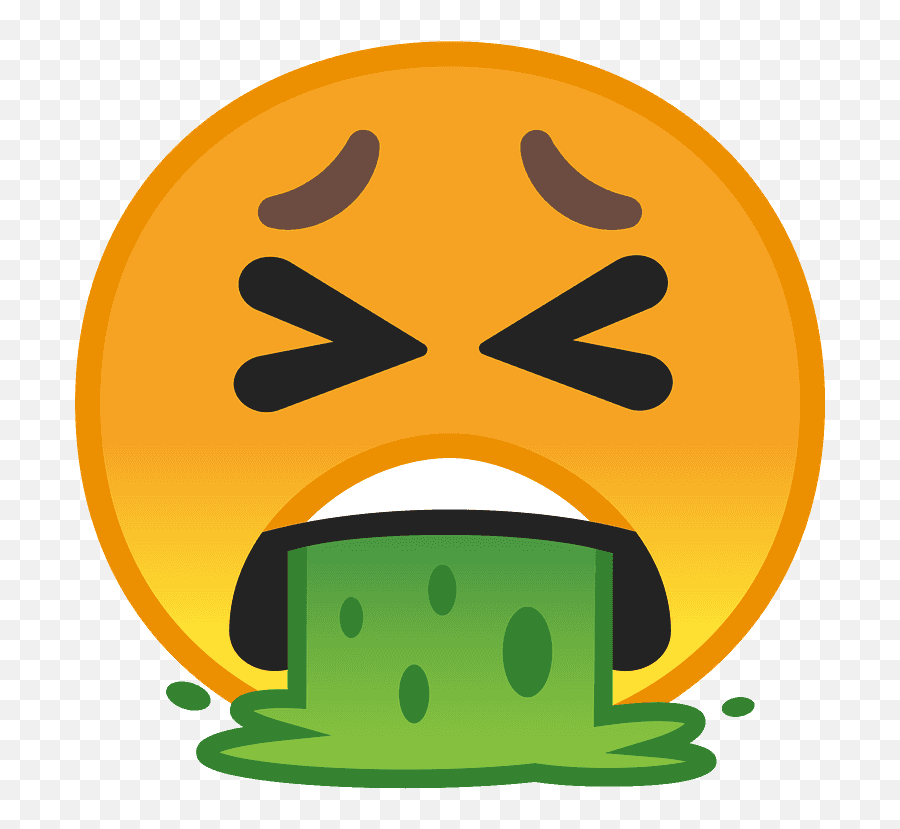 Face Vomiting Emoji Clipart - Lenny And Larry Keto Cookie Review,Barfing Emoji