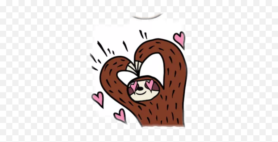Sloth Love Sticker - Promesa Por La Garrita Emoji,Sloth Emoji