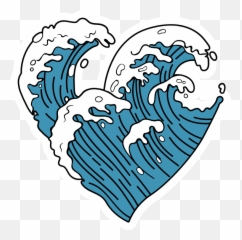 Vsco Ocean Wave Heart In 2020 - A Emoji