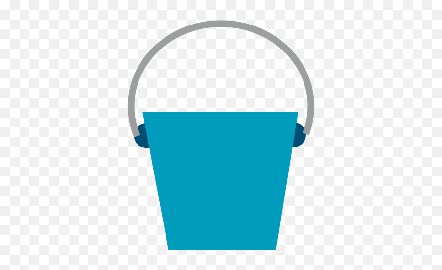 Blue Bucket Flat Icon - Transparent Png U0026 Svg Vector File Alça De Balde Png Emoji,Bucket Emoji