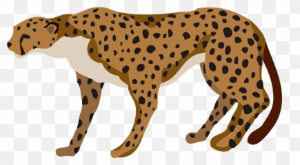 Cheetah Animal Clipart - Dot Emoji,Cheetah Emoji