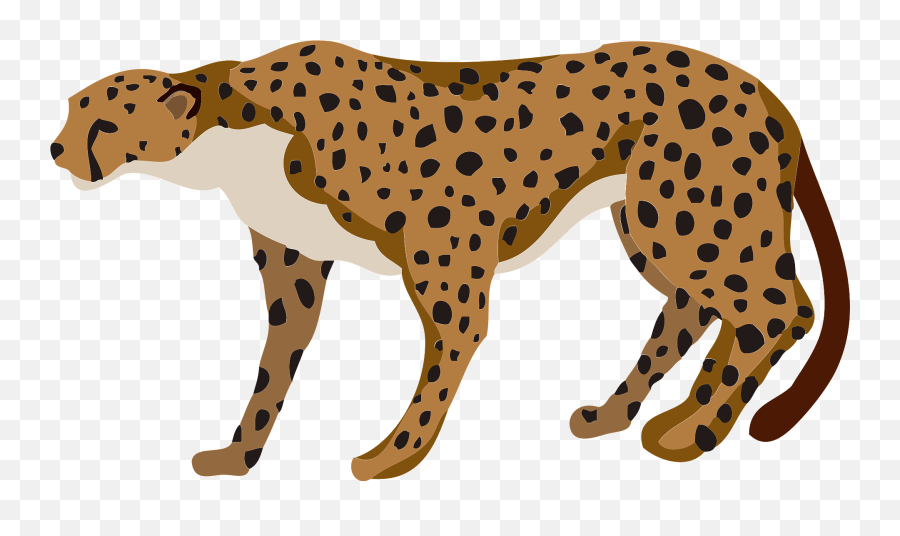 Cheetah Animal Clipart - Dot Emoji,Cheetah Emoji