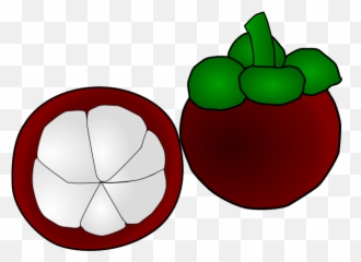 Mangosteen Thai Fruit - Fruits Clipart Emoji