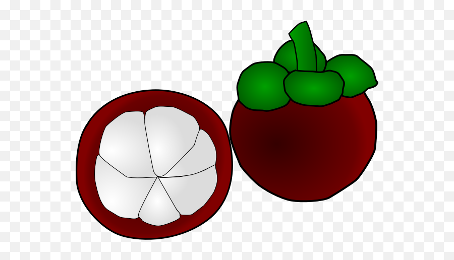 Mangosteen Thai Fruit - Fruits Clipart Emoji,Thai Flag Emoji
