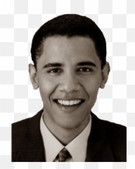 Barack Obama - Barack Obama Headshot Young Emoji,Obama Emoji