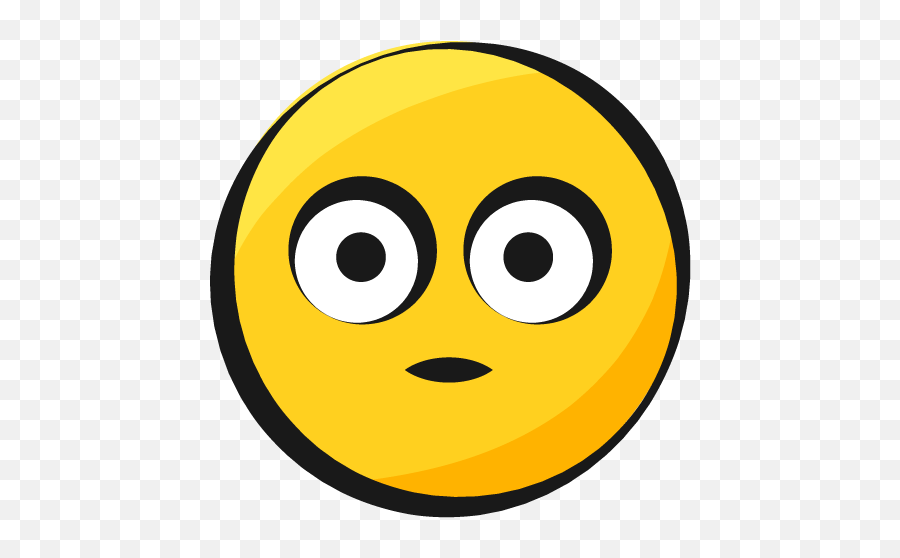 Smiley Jaune Emoji Yellow Choque Shocked Image Animated Gif - Smiley,Shocked Emoji