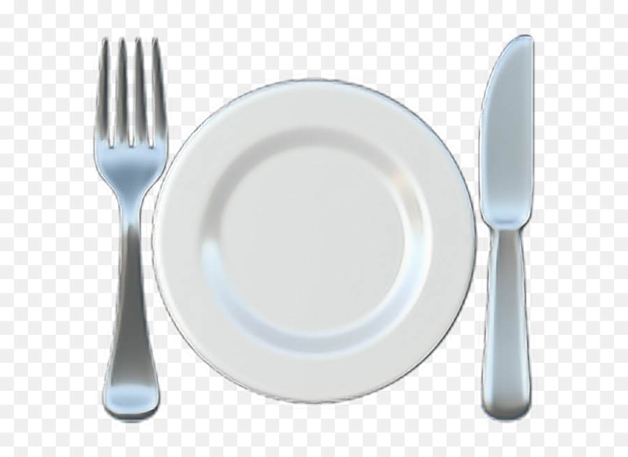 Fork And Knife With Plate Emoji Fork Knife Plate - Fork And Knife With Plate Emoji,Knife Emoji