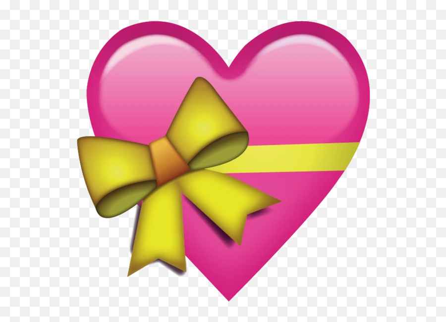 Love Heart Emoji - Gift Heart Emoji Png,Love Emoji