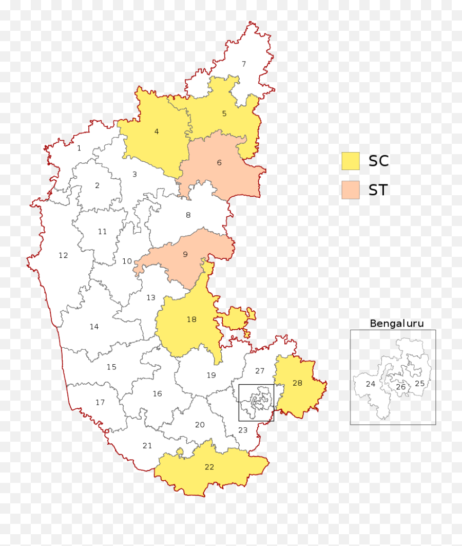 Karnataka Wahlkreise Lok Sabha - Atlas Emoji,Election Emoji