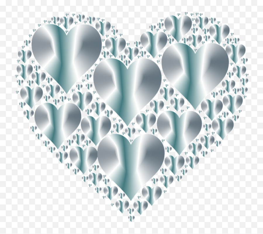 Free Fractal Art Vectors - Valentine Texture Mit Herz Png Emoji,Rainbow Heart Emoji