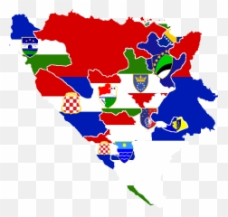 Bih Counties Flags - Republic Bosnia And Herzegovina Emoji