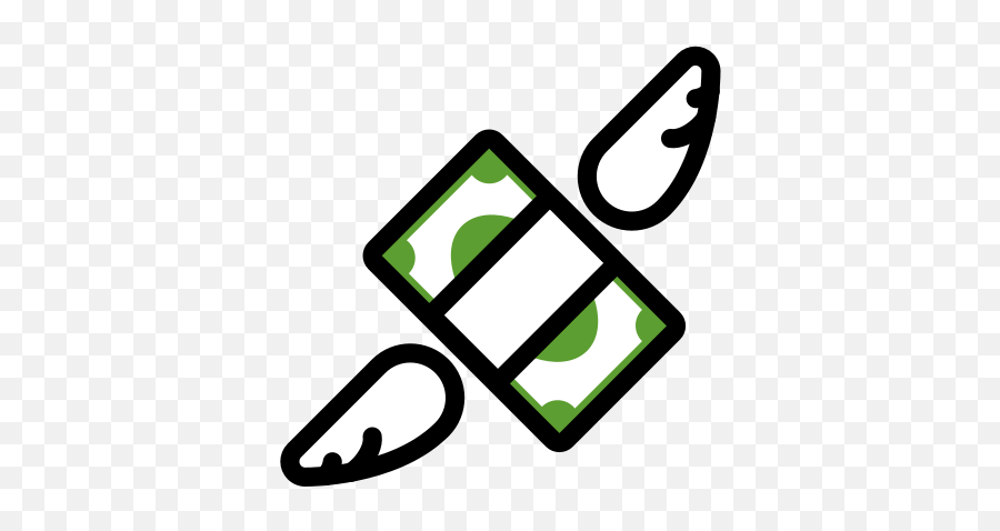 Emoji Meanings - Money Fly Away Icon,Money Wings Emoji