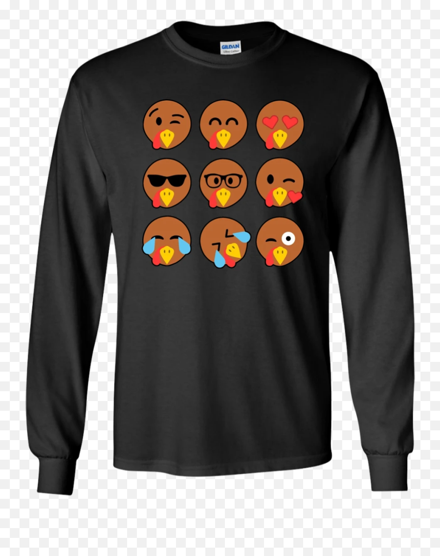 Turkey Emojis Thanksgiving Tshirt G240 Gildan Ls Ultra - Superman Autistic Puzzle Piece,Thanksgiving Emojis