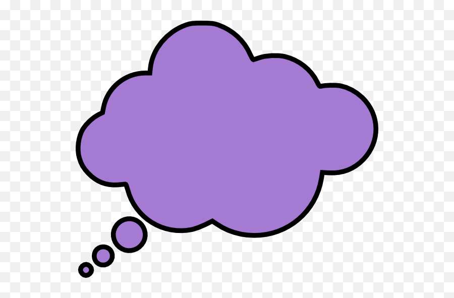 Thought Bubble Cartoon Bubble Clipart - Colorful Thought Bubble Clipart Emoji,Thought Cloud Emoji