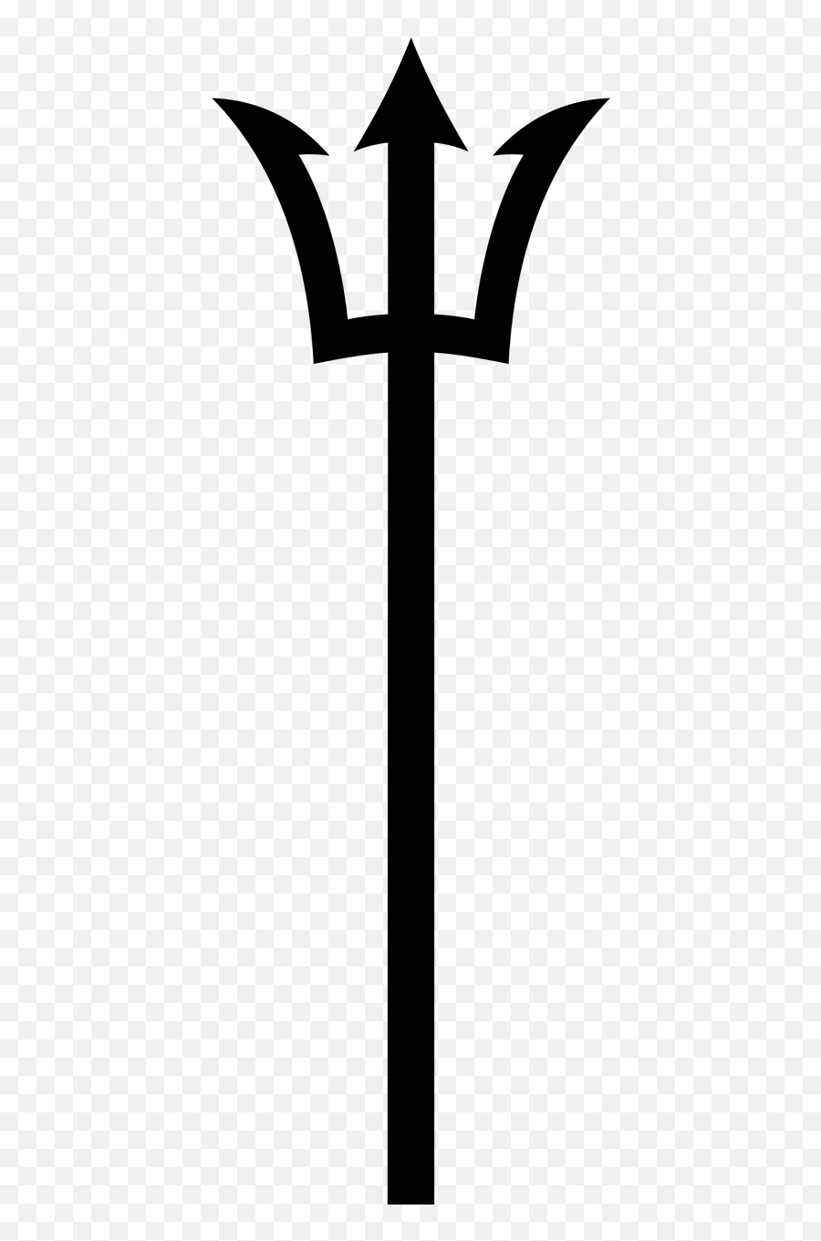 Battle Cupcake Topper Fork Spear War - Greek Mythology Zeus Symbol Emoji,Easter Island Head Emoji