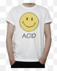 Rave Dance Ecstasy Techno Smilee - Golf Wang T Shirt Cat Emoji,Bleach Emoticon