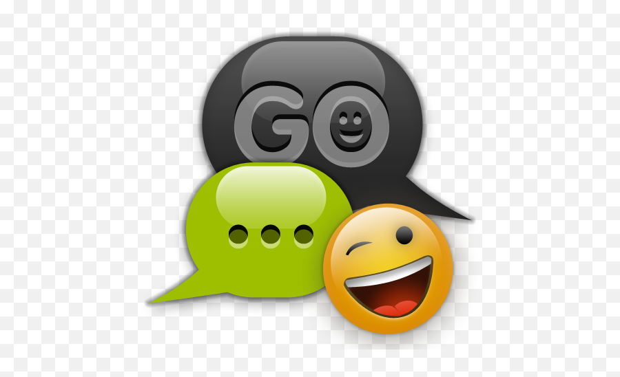Go Sms Pop Theme Green - Smiley Emoji,Go Sms Emoticon